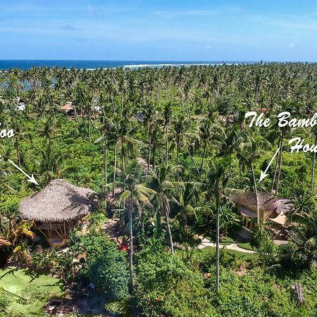 The Bamboo Houses - Tropical Garden & Empty Beach General Luna  Exterior photo