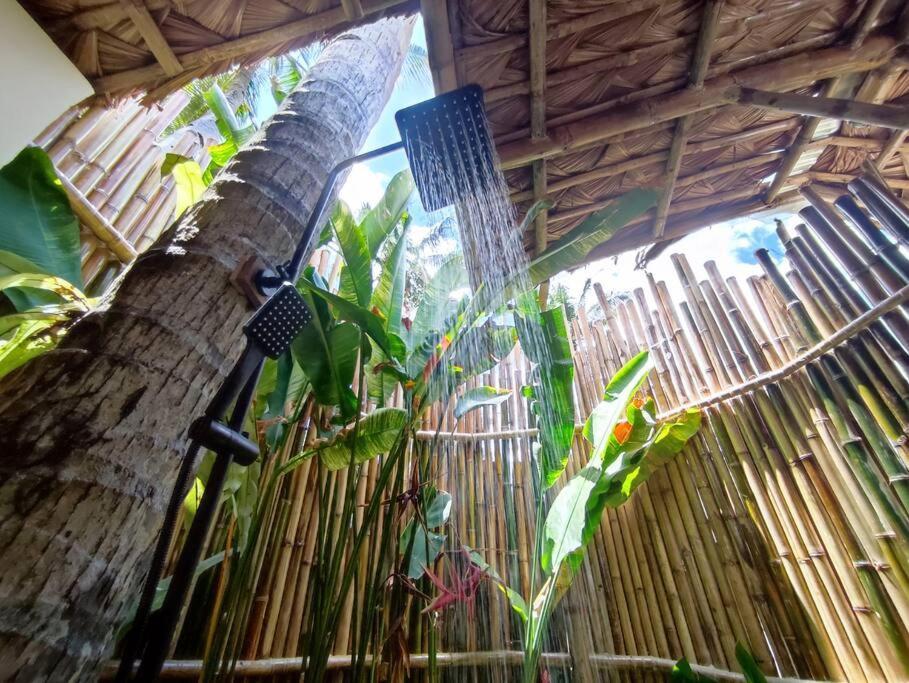 The Bamboo Houses - Tropical Garden & Empty Beach General Luna  Exterior photo