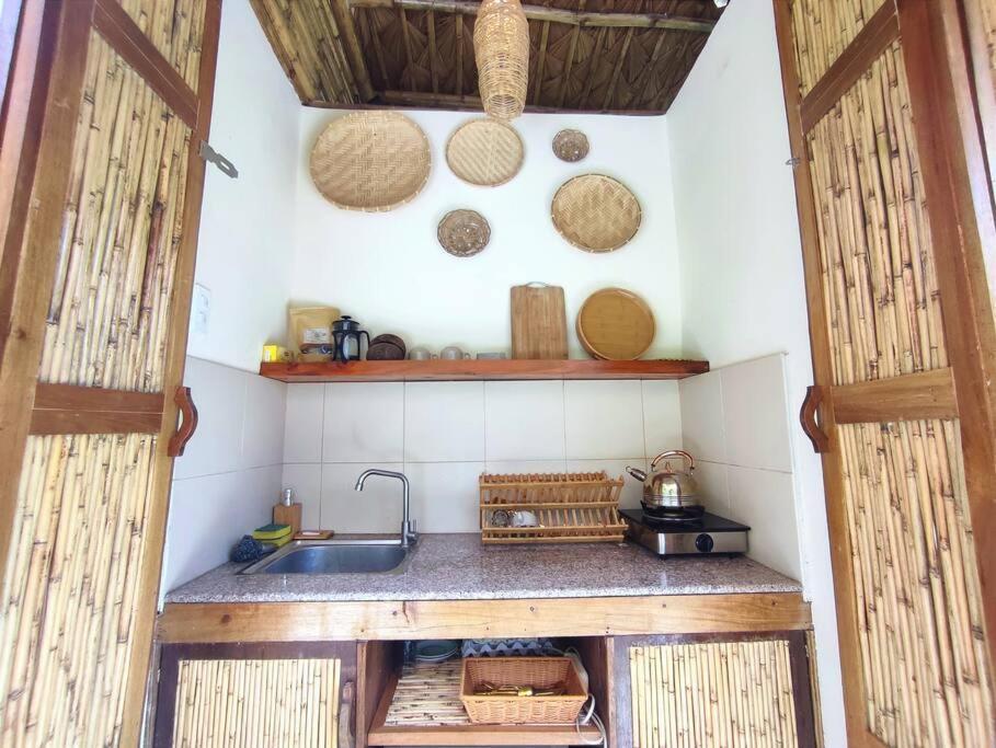 The Bamboo Houses - Tropical Garden & Empty Beach General Luna  Exterior photo