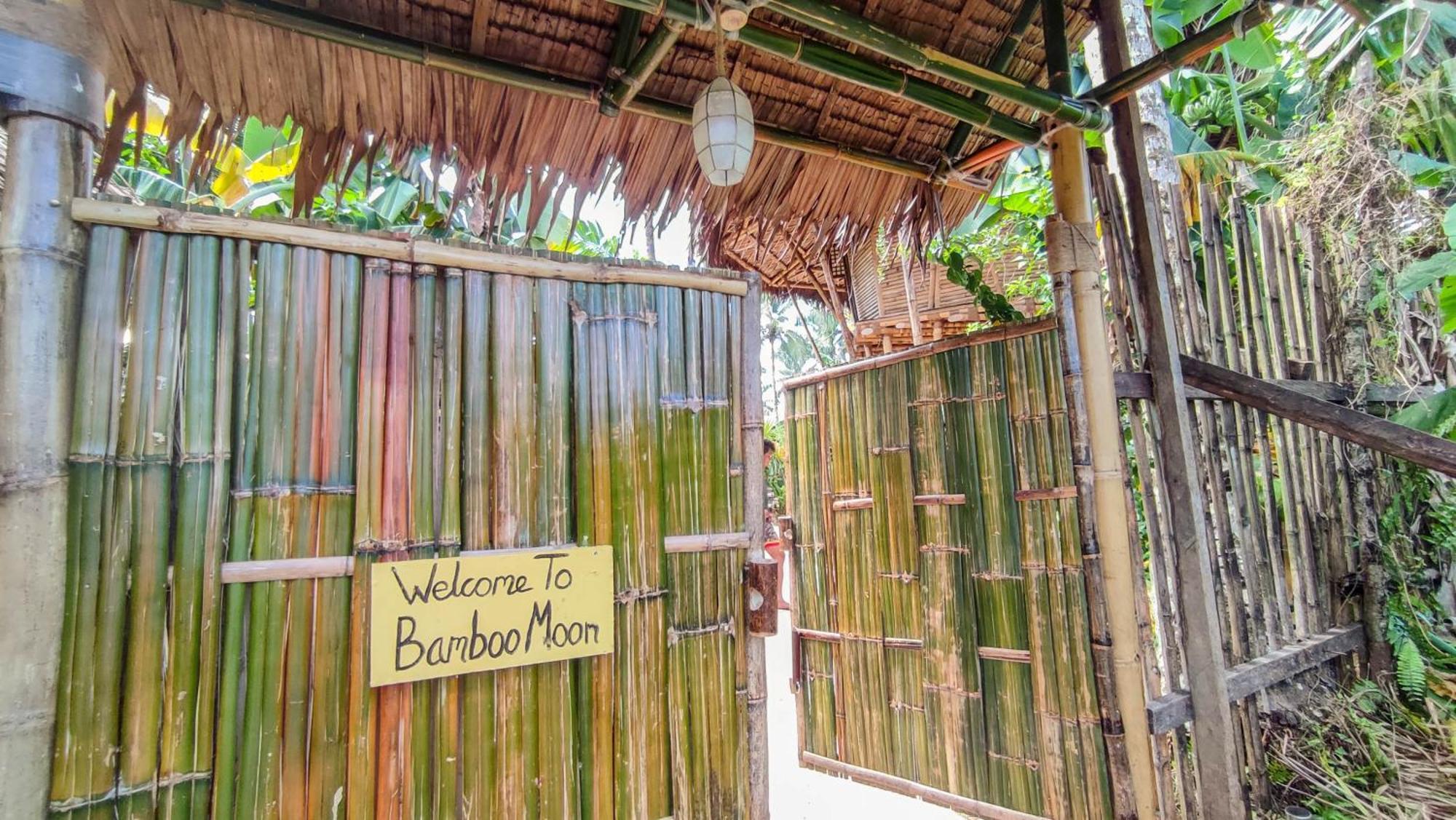 The Bamboo Houses - Tropical Garden & Empty Beach General Luna  Exterior photo